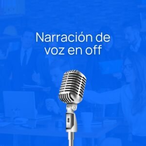 Servicio profesional de narración de voz en off para videos y publicidad