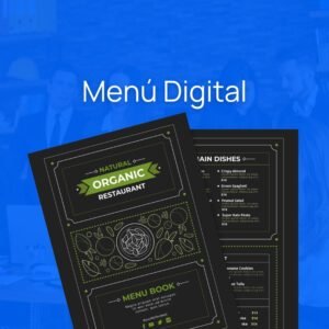 Creación de menú digital profesional para restaurantes